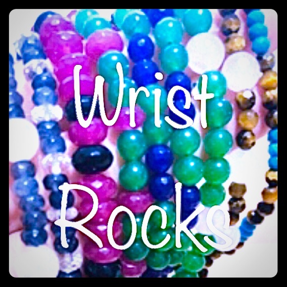 Natural Gemstone Bead Bracelets - Picture 1 of 1